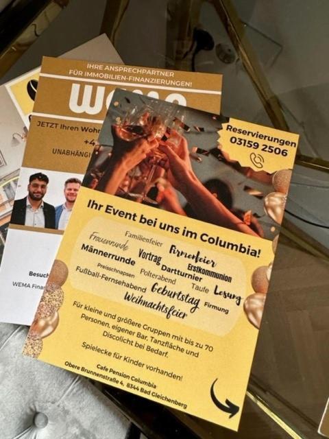 Pension Columbia Inkl. Fruehstueck Im Zentraum 巴特格莱兴贝格 外观 照片